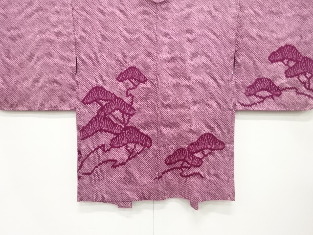 JAPANESE HAORI / UNUSED / ALL SHIBORI / PINE